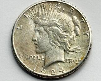 1924-S Peace Silver Dollar