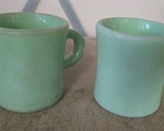 Fire-King Jadeite Mugs