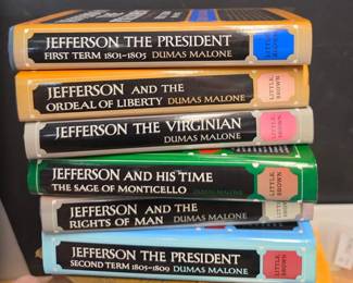 Dumas Malone "Jefferson and His Time" 6-Volume Hardcover Set