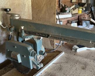 DeWalt Power Shop Radial Arm Saw – White Cloud