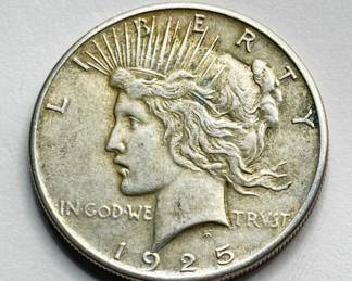 1925 Peace Silver Dollar