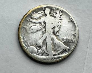 1923-S Walking Liberty Silver Half Dollar