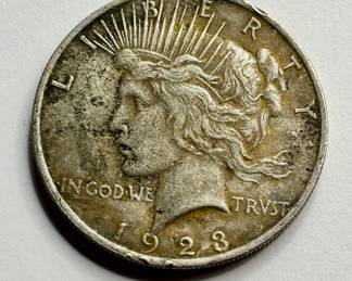 1923 Peace Silver Dollar