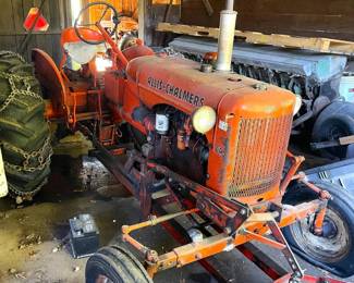Allis-Chalmers Model CA Tractor with Front Blade – White Cloud