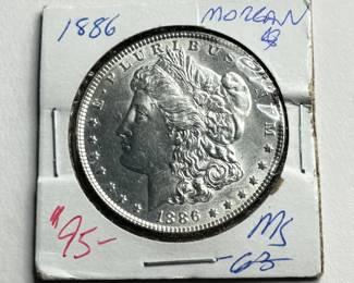 1886 Morgan Silver Dollar
