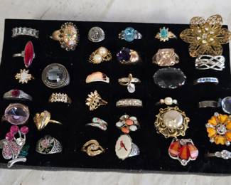 35 Vintage Cocktail Rings
