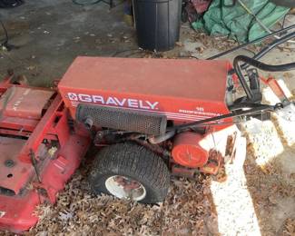 Gravely 16 Professional Walk-Behind Tractor with Mower Deck – White Cloud