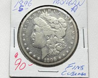 1896-S Morgan Silver Dollar