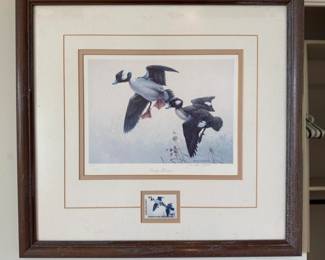 Michael Dumas "Early Hours" Framed Limited Edition Print & Stamp – White Cloud