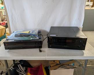 Pioneer A/V Receiver & Denon 5-Disc CD Changer