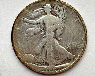 1929-S Walking Liberty Silver Half Dollar