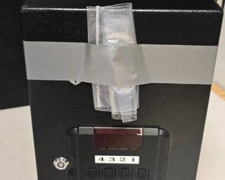 Fortress Handgun Safe with Keys & Combination