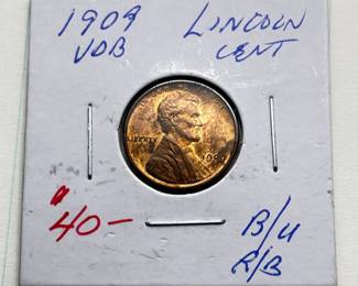 1909 VDB Lincoln Cent – BU