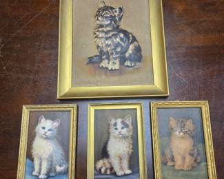 1940s Raised Paper Cat Prints – Saugatuck