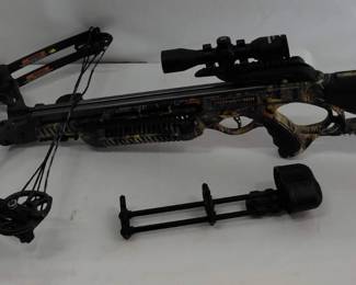 Barnett Ghost 360 Crossbow with Illuminated Red/Green Scope and Case