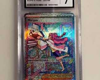 2023 Pokemon Miriam Card – CGC 7, Scarlet & Violet