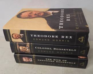 Edmund Morris Theodore Roosevelt 3-Volume Hardcover Set