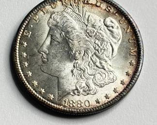 1880-CC Morgan Silver Dollar