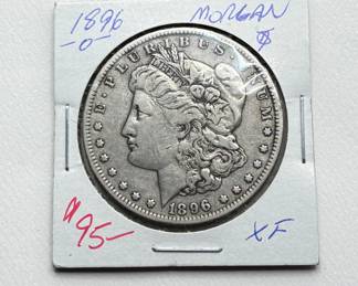 1896-O Morgan Silver Dollar