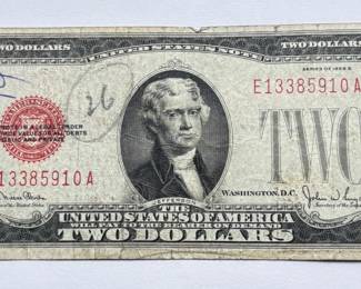 1928-G $2 Red Seal Note