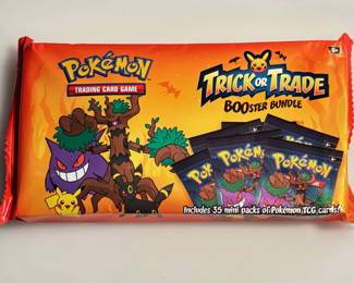 35 Factory Sealed 2024 Pokemon Trick or Trade Booster Packs