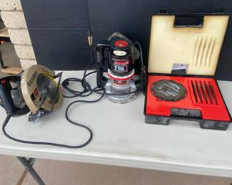 Circular Saw, Router, And Carbide Saw Blades