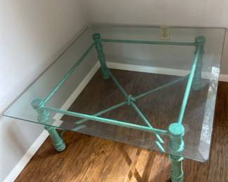 Iron Glass Coffee Table