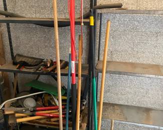 Two Metal Storage Racks
