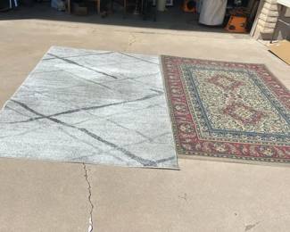 Two Area Rugs, Two Styles