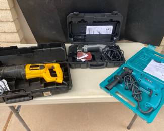 Reciprocating Saw, Hammer Drill, And Dremel