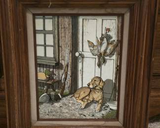 036 H. Hargrove HUNTING DOG