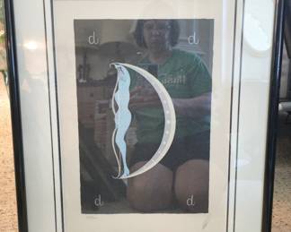 015 Erte ALPHABET LETTER D