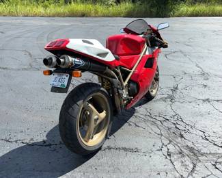1999 Ducati 748, VIN# ZDM1SB3R6XB010913, Kilometers Showing On Odometer 8722