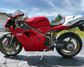 1999 Ducati 748, VIN# ZDM1SB3R6XB010913, Kilometers Showing On Odometer 8722
