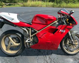 1999 Ducati 748, VIN# ZDM1SB3R6XB010913, Kilometers Showing On Odometer 8722