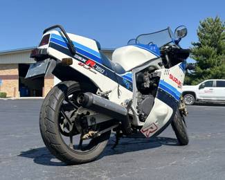 1985 Suzuki GSXR 750, VIN# GR71F104953, Kilometers Showing On Odometer 10359