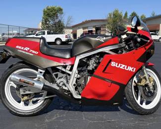1986 Suzuki GSX-R750R Limited Edition, Vin# GR71G100175, Kilometers Showing On Odometer 18776