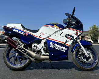 1986 Honda NS400R Rothmans Racing Special Edition, VIN# JH2NC1902GM000291, Kilometers Showing On Odometer 2178