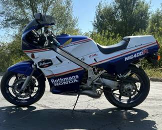 1986 Honda NS400R Rothmans Racing Special Edition, VIN# JH2NC1902GM000291, Kilometers Showing On Odometer 2178
