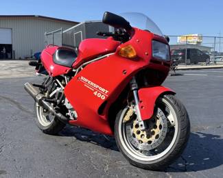 1995 Ducati SS400 Desmodue, VIN# ZDM400J001750, Kilometers Showing On Odometer 33933