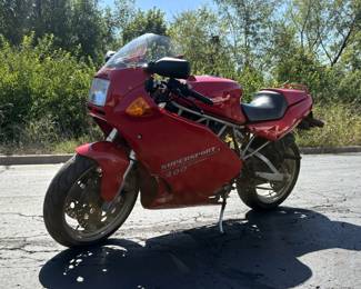 1995 Ducati SS400 Desmodue, VIN# ZDM400J001750, Kilometers Showing On Odometer 33933