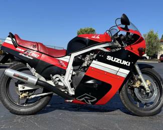1985 Suzuki GSX-R750, VIN# GR71F104889, Kilometers Showing On Odometer 7236