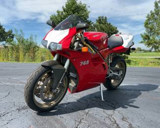 1999 Ducati 748, VIN# ZDM1SB3R6XB010913, Kilometers Showing On Odometer 8722