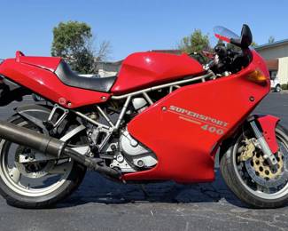 1995 Ducati SS400 Desmodue, VIN# ZDM400J001750, Kilometers Showing On Odometer 33933