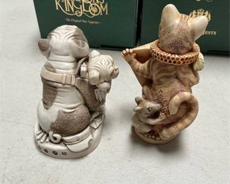 Harmony Kingdom Poet’s Party TJEV03PP and Dead Ringer TJHO3 Box Figurines, Boxed (4/5)
