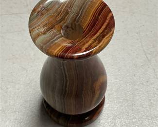 Polished Banded Stone Bud Vase (3/4)