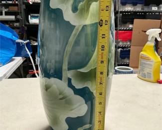 Jingdezhen Glazed Ceramic Lotus Vase, Made in China (6/6)