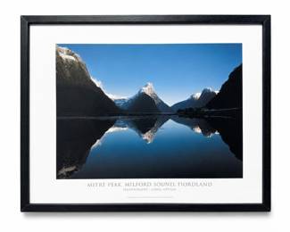 Craig Potton Mitre Peak, Milford Sound, Fiordland Framed Poster