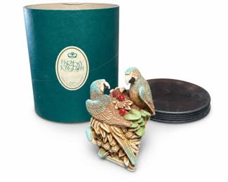 Harmony Kingdom Pieces Of Eight TJLEPA Parrot Box Figurine, Artist Proof