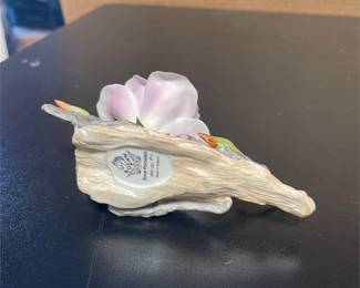 Boehm 200-55-PG Bone Porcelain Rose, Porcelain Rose and Pat Loretz Signed Egg (2/5)